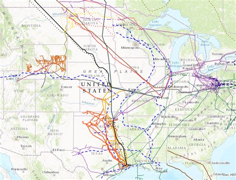 Gas Pipeline Map North America North America Pipelines Map Crude Oil
