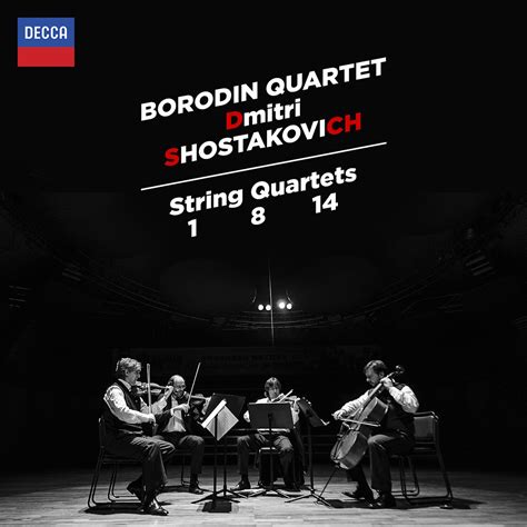 Shostakovich String Quartets Nos1 8 And 14 Album Of Borodin Quartet