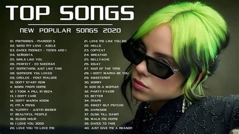 Pop Songs 2020 🔔 Top 100 Popular Songs Collection 2020 🔔 Best English