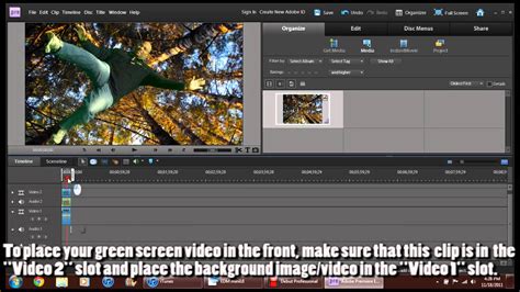 Adobe has beefed up the organizer a bit to improve its video support, since it's now serving premiere elements as well as photoshop elements. How to use Chroma Key in Adobe Premiere Elements 9 - YouTube