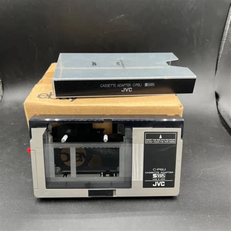 Jvc C P6u Cassette Adapter Motorized Vhs C To Vhs Converter Adapter 27