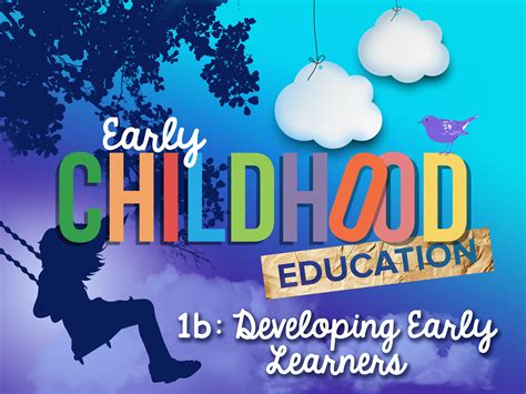 Early Childhood Education 1b Developing Early Learners Edynamic Learning