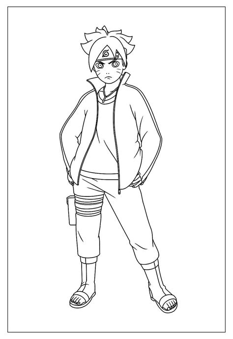 Desenhos Do Boruto Para Colorir E Pintar Tudo Para Colorir