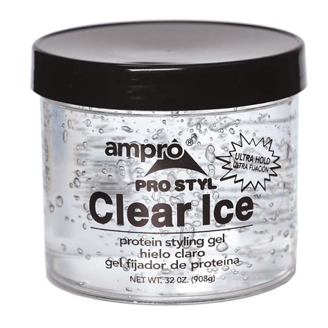 Excellent for all textures and hair types. Ampro Clear Ice Styling Gel