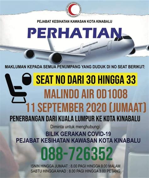 Formerly known as jesselton) is the state capital of sabah, malaysia. Penumpang Malindo Air KL - KK 11 September 2020 Kerusi 30 ...