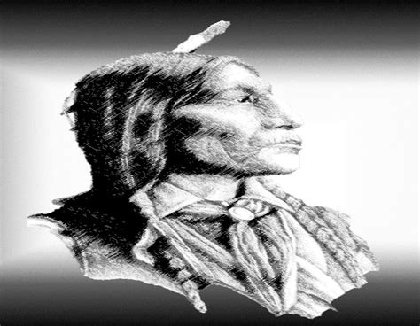 Native American Indian Drawing By Belinda Threeths Pixels