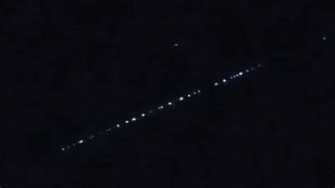 Line Of Lights Moving Across Idaho Sky Satellites Not Ufos Idaho