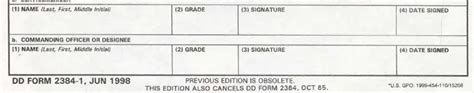 Dd 2384 1 Form ≡ Fill Out Printable Pdf Forms Online