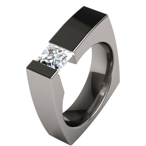 These masculine bands are available in a large variety of styles and come in all precious metals. Men's Diamond Rings for More Luxury & Elegance - Pouted ...