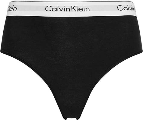 Calvin Klein Damen Unterwäsche Bikini L Schwarz 000qf6280e001 Amazon