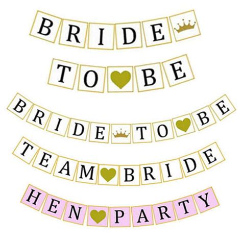 Team Bride Banner Hen Party Banner Hen Party Decoration Etsy