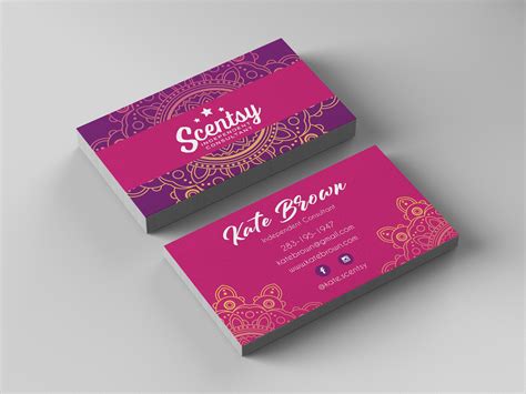 Browse our database of free business cards templates. Printable Scentsy Business Cards, Pink by Kdesigndigital on Zibbet