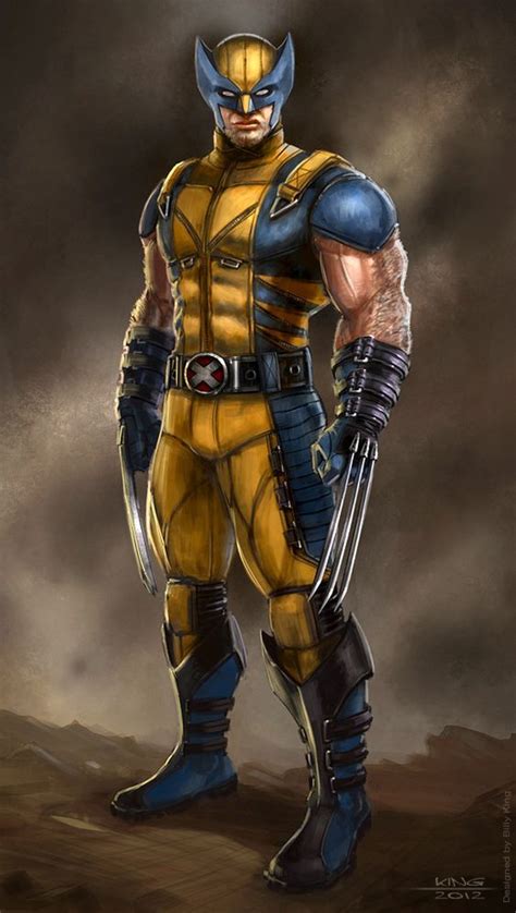 Wolverine Marvel Character Design Concept Art Custome Design Props