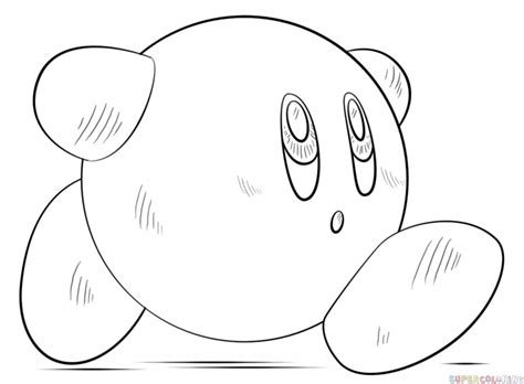 How To Draw Kirby Step By Step Drawing Tutorials For Kids And