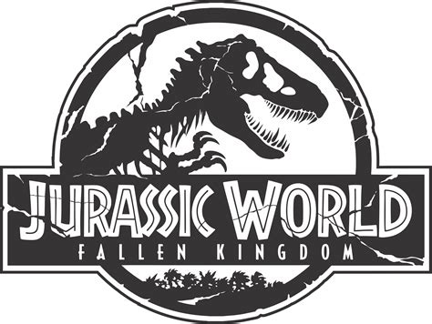 Jurassic World Logo Coloring Page Detailed Printable High Resolution