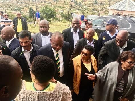 President cyril ramaphosa visited the families of the four boys who suffocated after falling into a sinkhole near nyanga, cape town. Ramaphosa visits home of gunned-down corruption-fighting ...