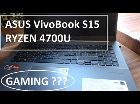 The new version is smaller but weighs a tad more than last year's model (14.3 x. ASUS VivoBook S15 M533IA (2020 Ryzen 4700U) - YouTube