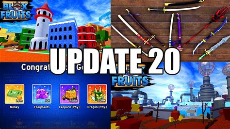 All Leaks For Update 20 Blox Fruits Youtube