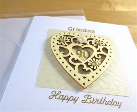 90th Birthday Card Grandma Granny Gran Birthday Card 90