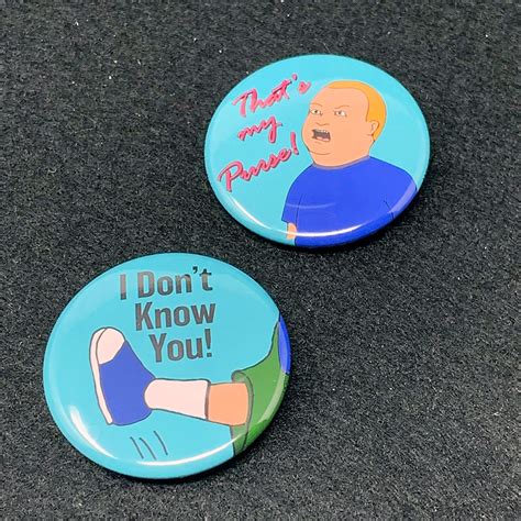 Bobby Hill Thats My Purse Button Set Etsy