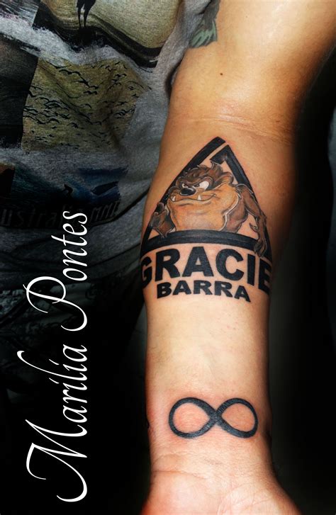 Gracie Barra Taz Tatuagem De Jiu Jitsu Tatuagem Jiu Jitsu Gracie