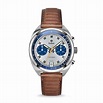 Zodiac grandrally brown leather watch in 2020 | Zodiac watches, Brown ...