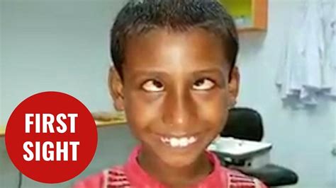 ten year old born blind now able to see after undergoing surgery youtube