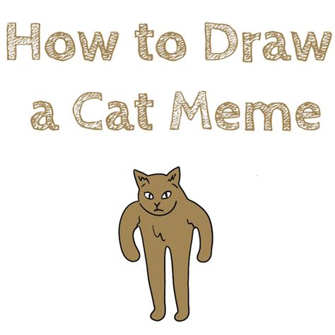 How To Draw A Cat Meme How To Draw Easy