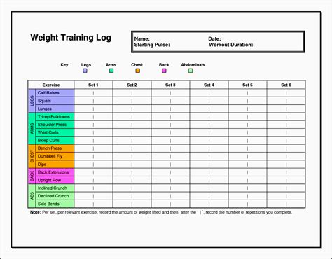 Training Plan Template Excel For Gym Fitness And Workout Abs Tutorial