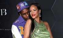 Rihanna luce espectacular enamorada su embarazo junto a su pareja Asap ...