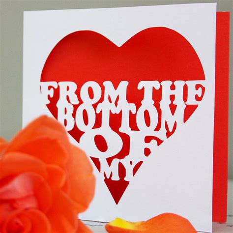 From The Bottom Of My Heart Card By Whole In The Middle