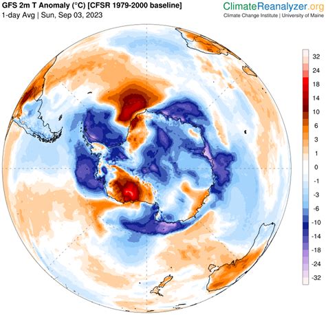 Anomalia Temperatura Media Antartide Meteoplanetit