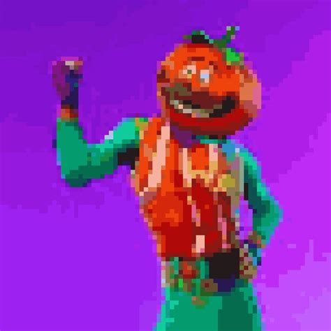 Pixel Art Tomato Head Fortnite Battle Royale Armory Amino