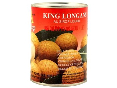 Lamthong Longan In Heavy Syrup 565g Exotic World Foods Shop Shop