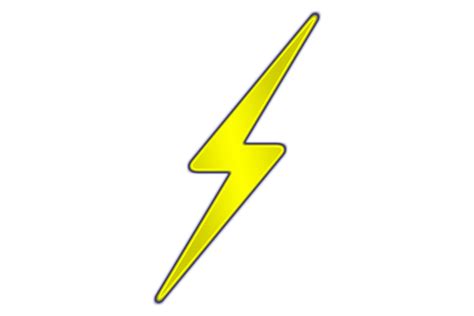 Free Lightning Bolt With Transparent Background Download Free