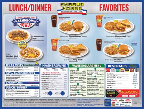 Waffle House Menu And Specials