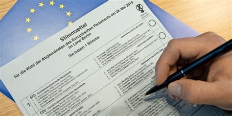 R215 richtig ausfüllen muster e. Europawahl 2019: Stimmzettel richtig ausfüllen