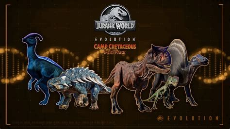 Camp Cretaceous Downloadable Mod Pack Jurassic World Evolution Mod