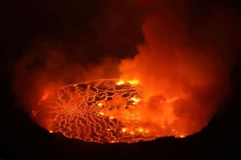 Congo's mount nyiragongo volcano erupts, sending lava for miles the volcano, which had not erupted in nearly two decades, caused thousands to flee, many across the border to rwanda. Nyiragongo Volcano
