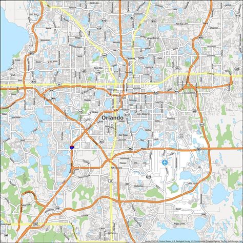Mapa De Orlando Florida