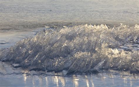 Ice Crystals Forming On Lake Digital Art By Mark Duffy