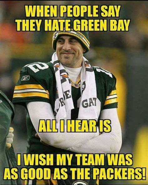 He sits in the basement. Green Bay haters | Green bay packers funny, Green bay packers clothing, Packers vs vikings