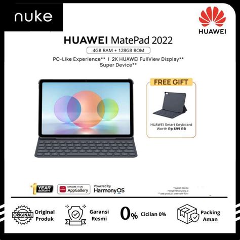 Jual Huawei Matepad 104 2022 2k Fullview Display Inbox Keyboard