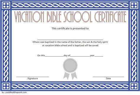 Are you looking for free attendance certificate templates? Lifeway VBS Certificate Template - 7+ Fresh Designs in 2019