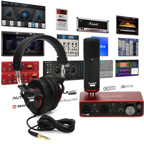 Focusrite Scarlett 2i2 Studio 3rd Gen Recording Bundle Sweetwater