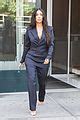 Kim Kardashian Flaunts Her Curves In Pin Striped Suit Photo 3914010