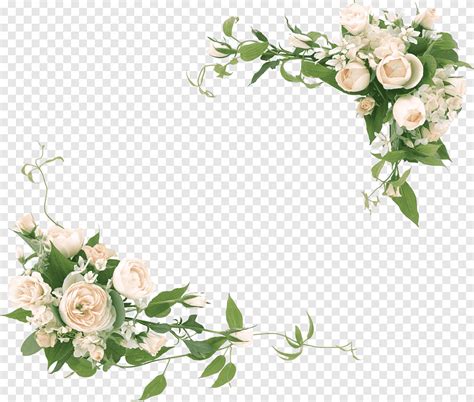 White Roses Illustration Wedding Invitation Desktop Frames Wedding