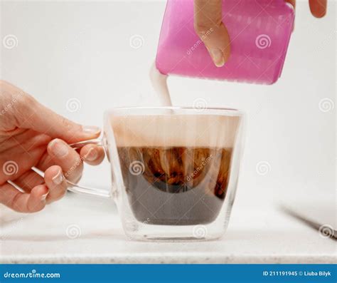 Cappuccino With Whipped Cream In Kebun Raya Bogor Stock Image