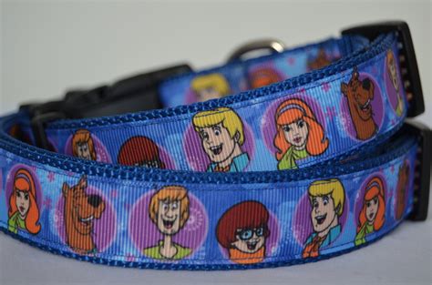 Scooby Doo And Friends Dog Collar Pet Accessories Mystery Machine Blue