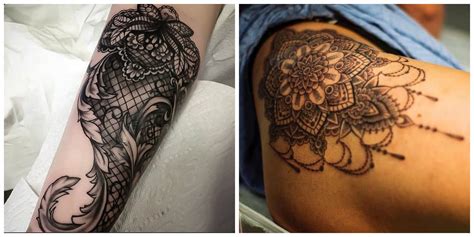 Tatuajes De Encaje Diseños Nuevos De Tatuajes De Encaje Para Mujeres